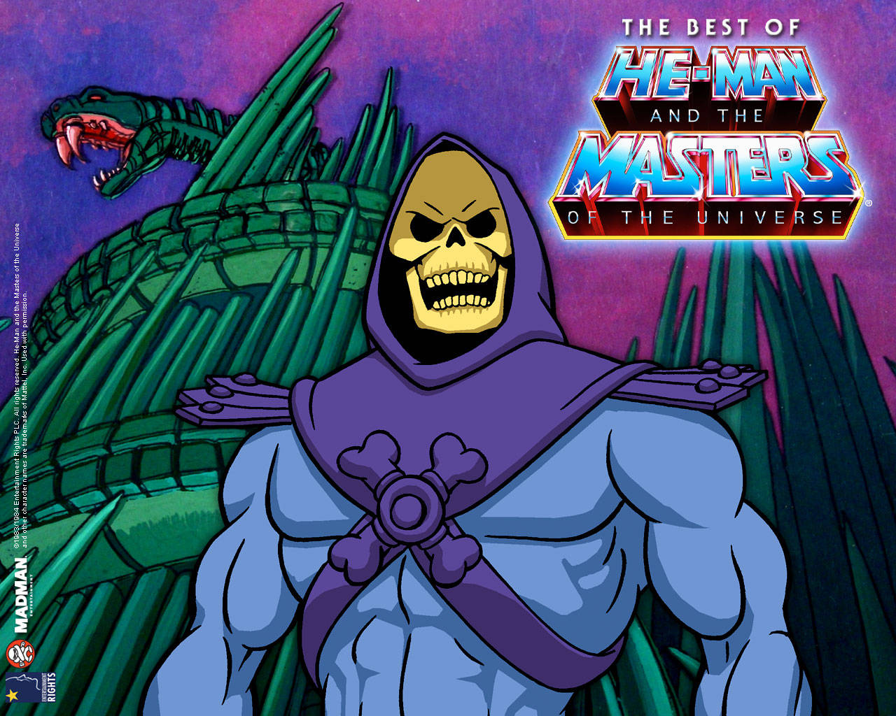 The Best Of He-man And The Masters Of The Universe Skeletor Art Wallpaper