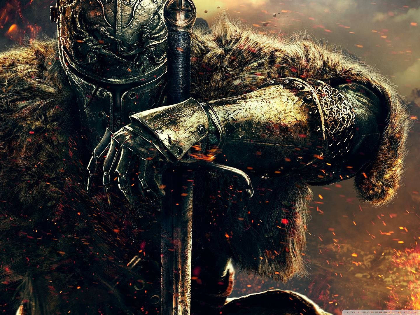 The Blazing Ashen One According To Dark Souls 3 Wallpaper