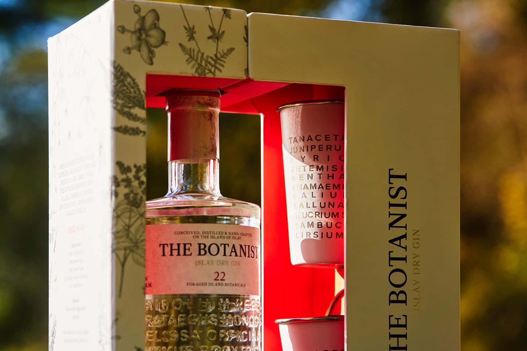 The Botanist Dry Gin - Elegance In A Glass Wallpaper