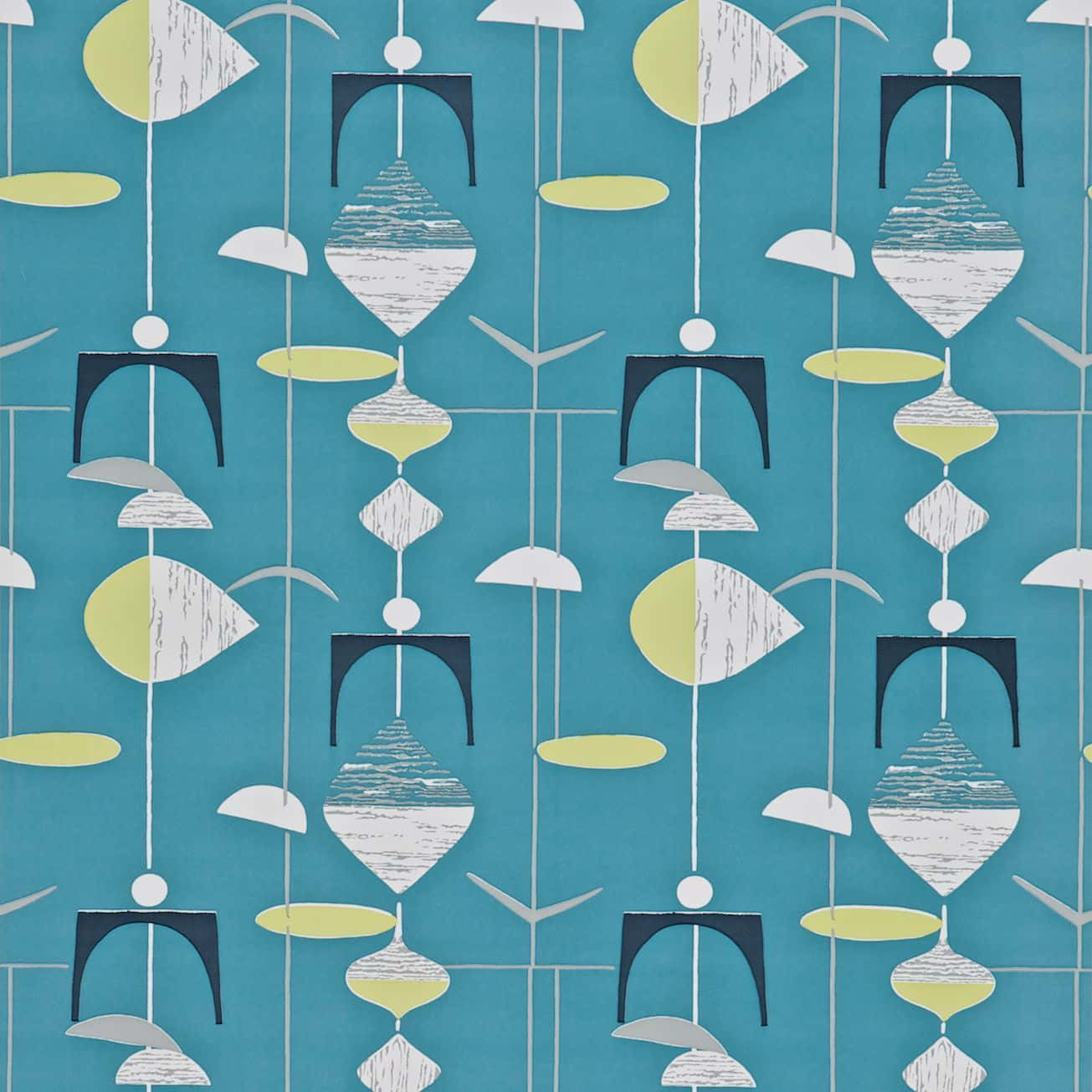 The Bright Colors Of Vintage 60s Wallpaper
