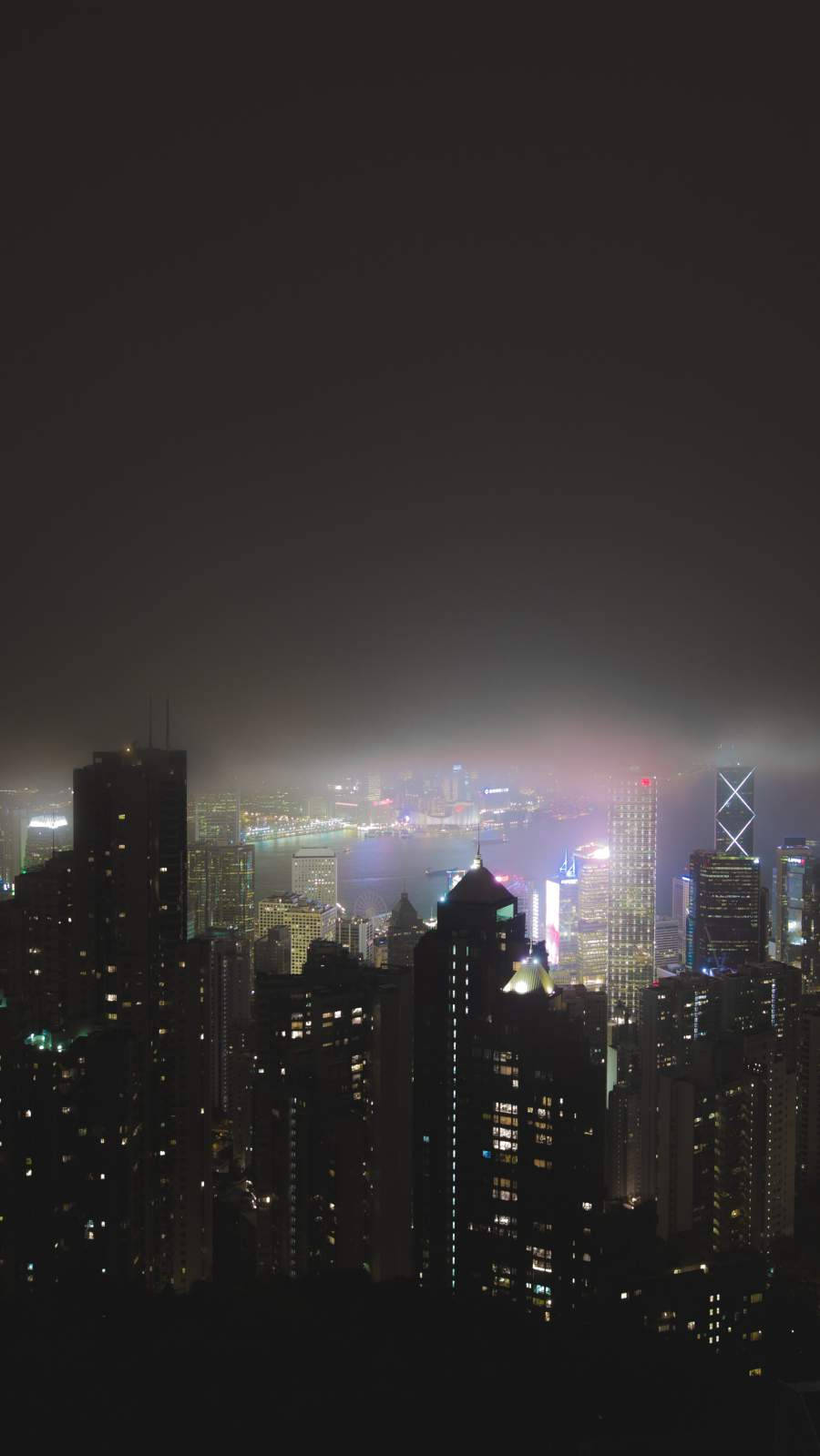 The City Lights Blur Together In An Aesthetic Of Exhilaration Wallpaper