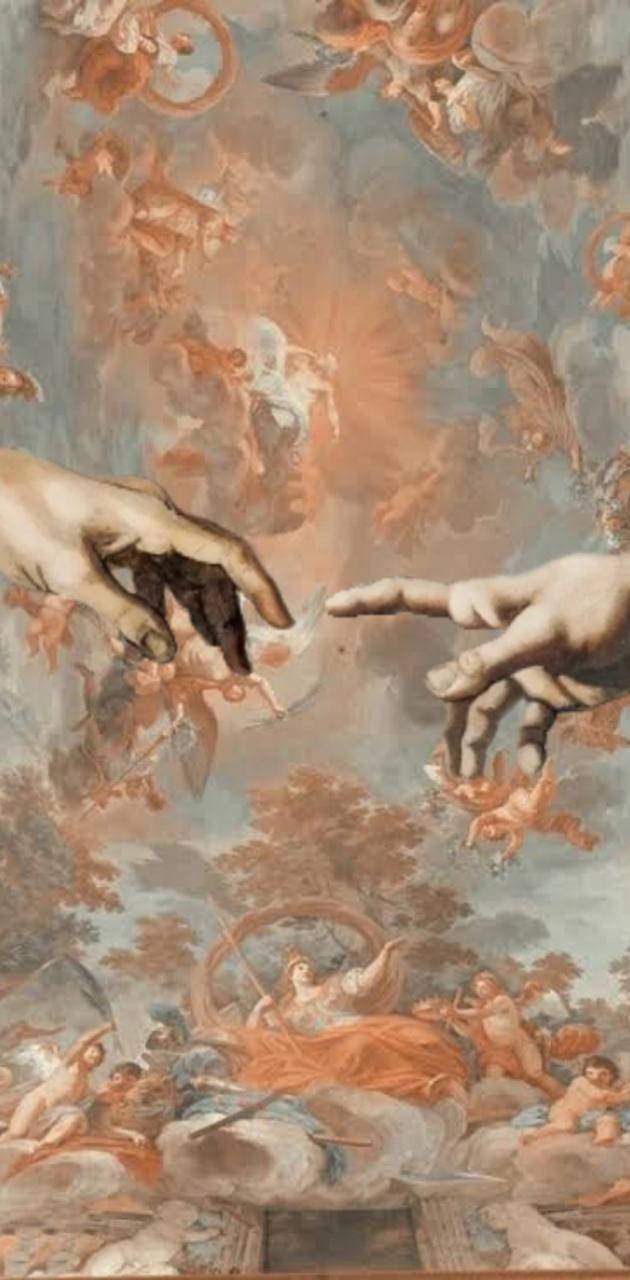 The Creation Of Adam By Adam Sandro Ludovico Ludovico Ludovico Wallpaper