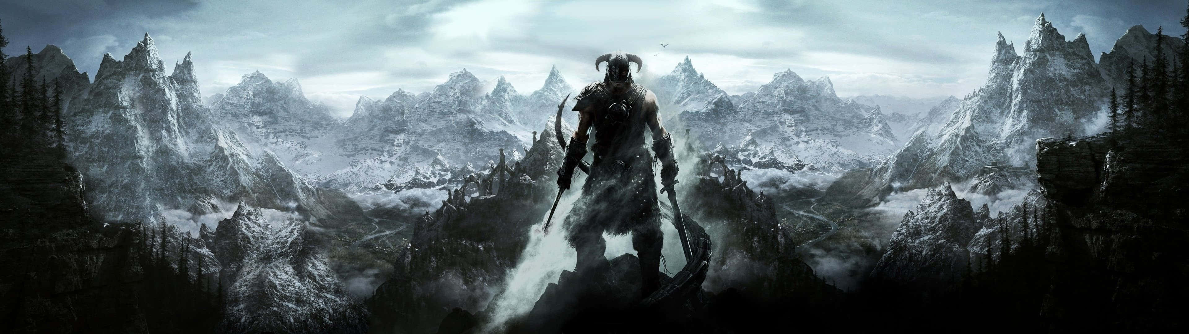 The Elder Scrolls V 3840 X 1080 Gaming Wallpaper