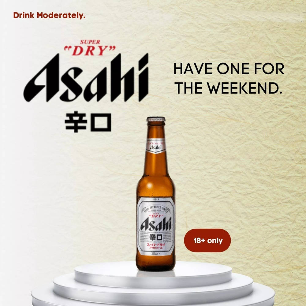 The Elite Taste Of Asahi Super Dry Wallpaper