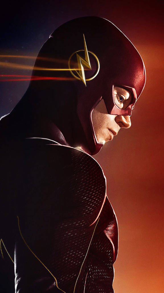 The Flash Iphone Promotional Poster Wallpaper