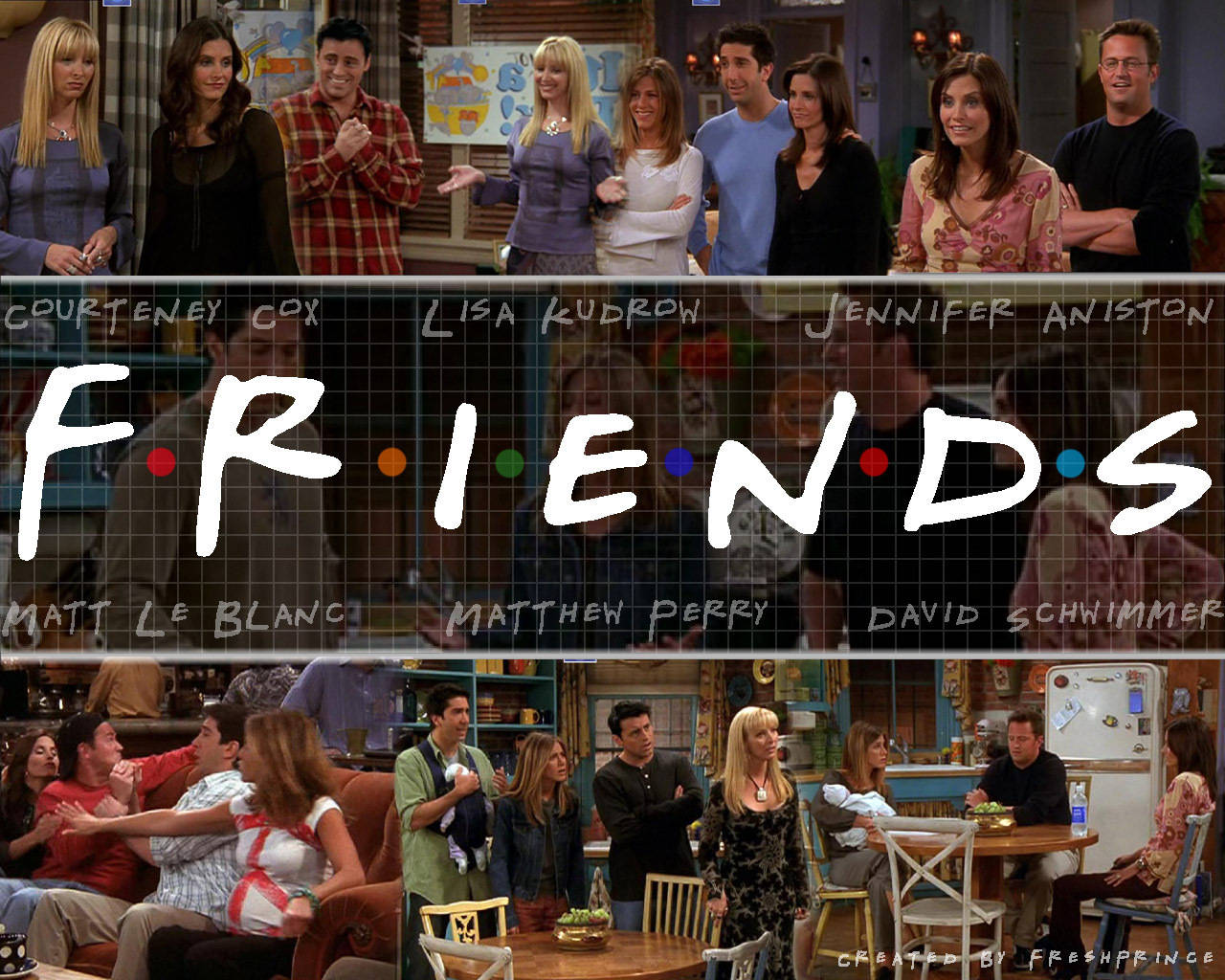 The Friends Characters Wallpaper