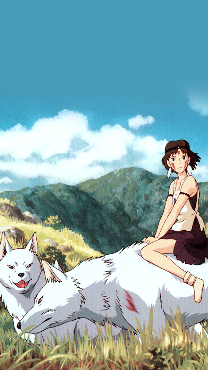 The Great Spirit Moro From Princess Mononoke Wallpaper