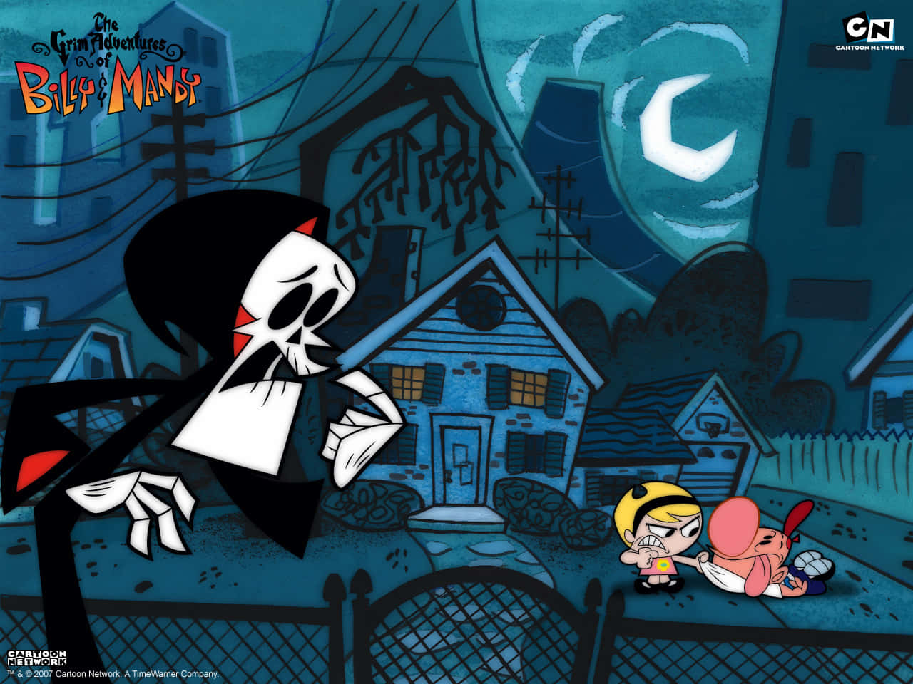 The Grim Adventures Of Billy And Mandy - Classic Animated Series Wallpaper