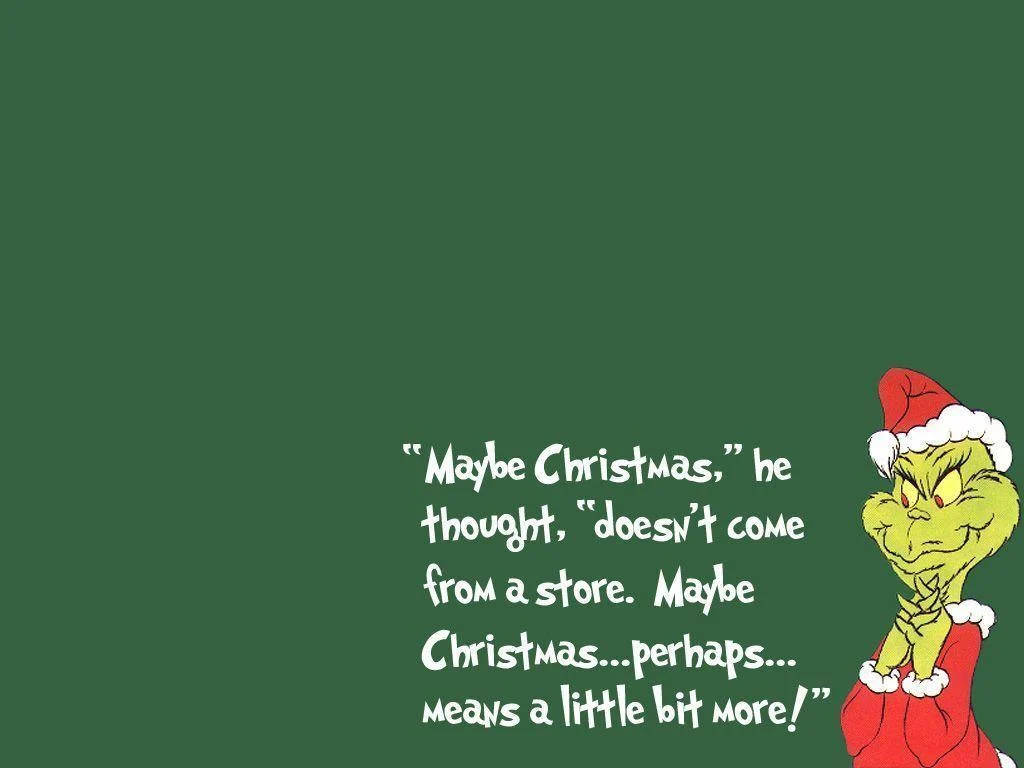 The Grinch Quotes Wallpaper