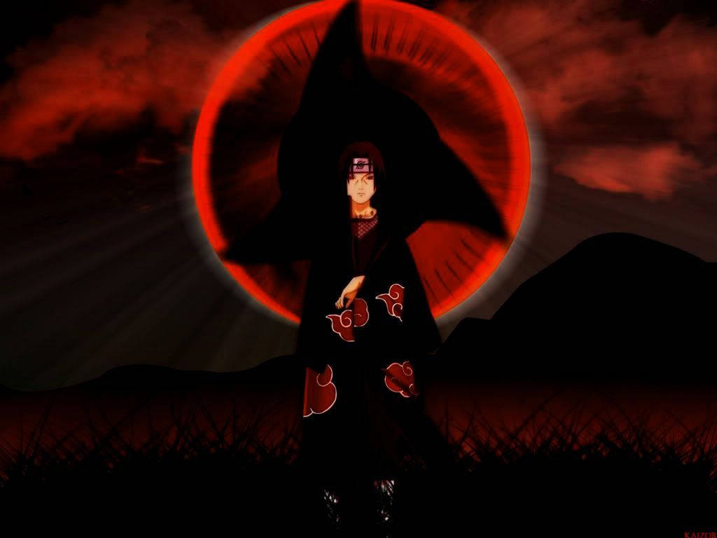 The Intricate Gaze Of Itachi Uchiha Wallpaper