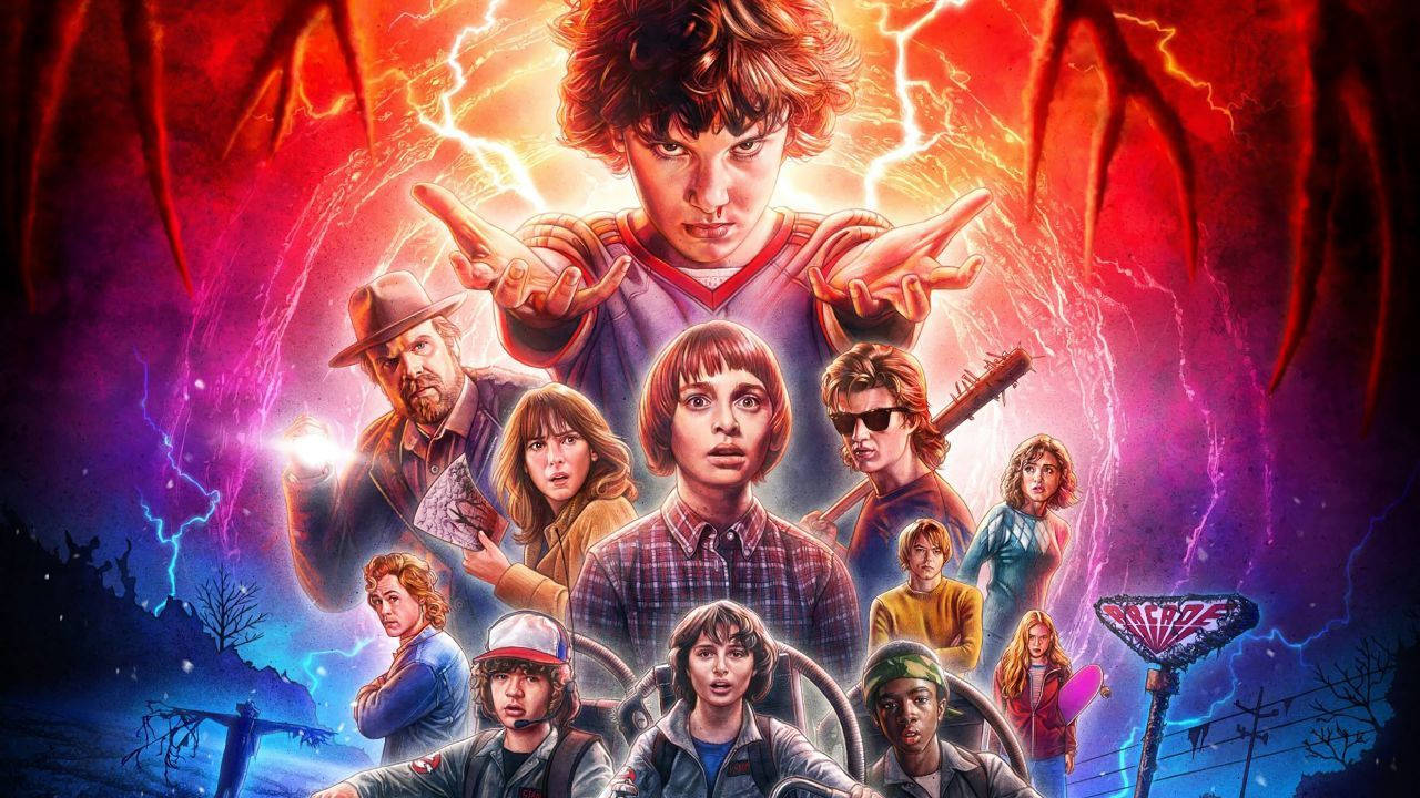 “the Kids Of Stranger Things Bring Joy And Chaos - Together!” Wallpaper