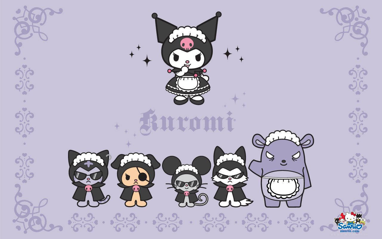 The Kuromi Gang Is Ready For Adventure Wallpaper