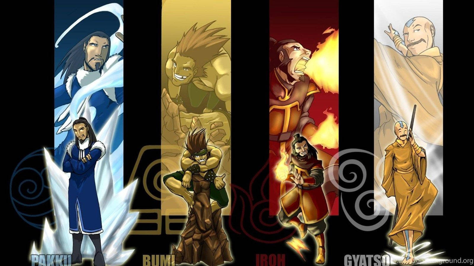 The Last Airbender, Uniting The Four Elements Wallpaper