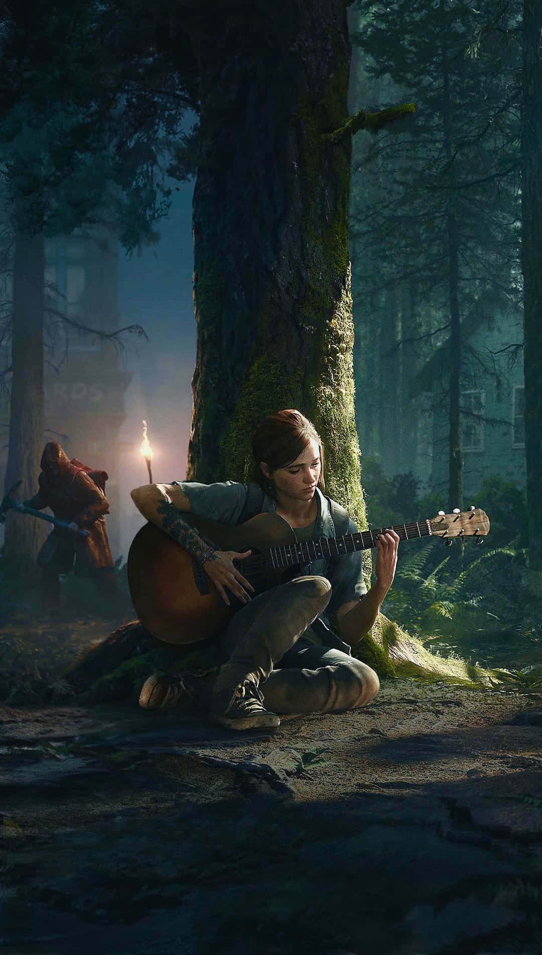 The Lastof Us Guitar Moment Wallpaper