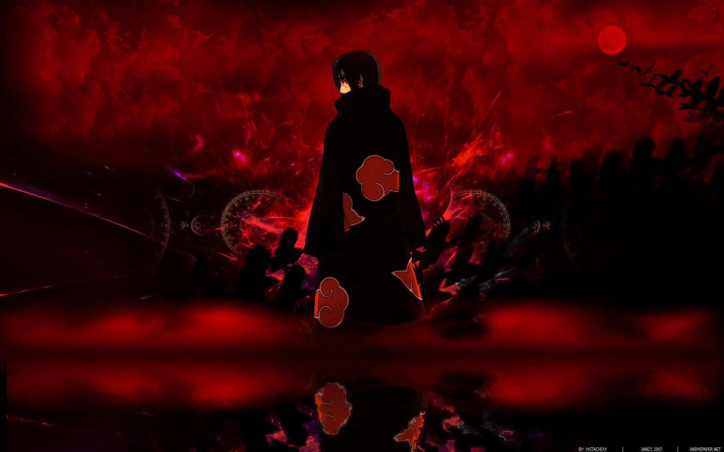 The Legendary Itachi Uchiha Of Akatsuki Wallpaper