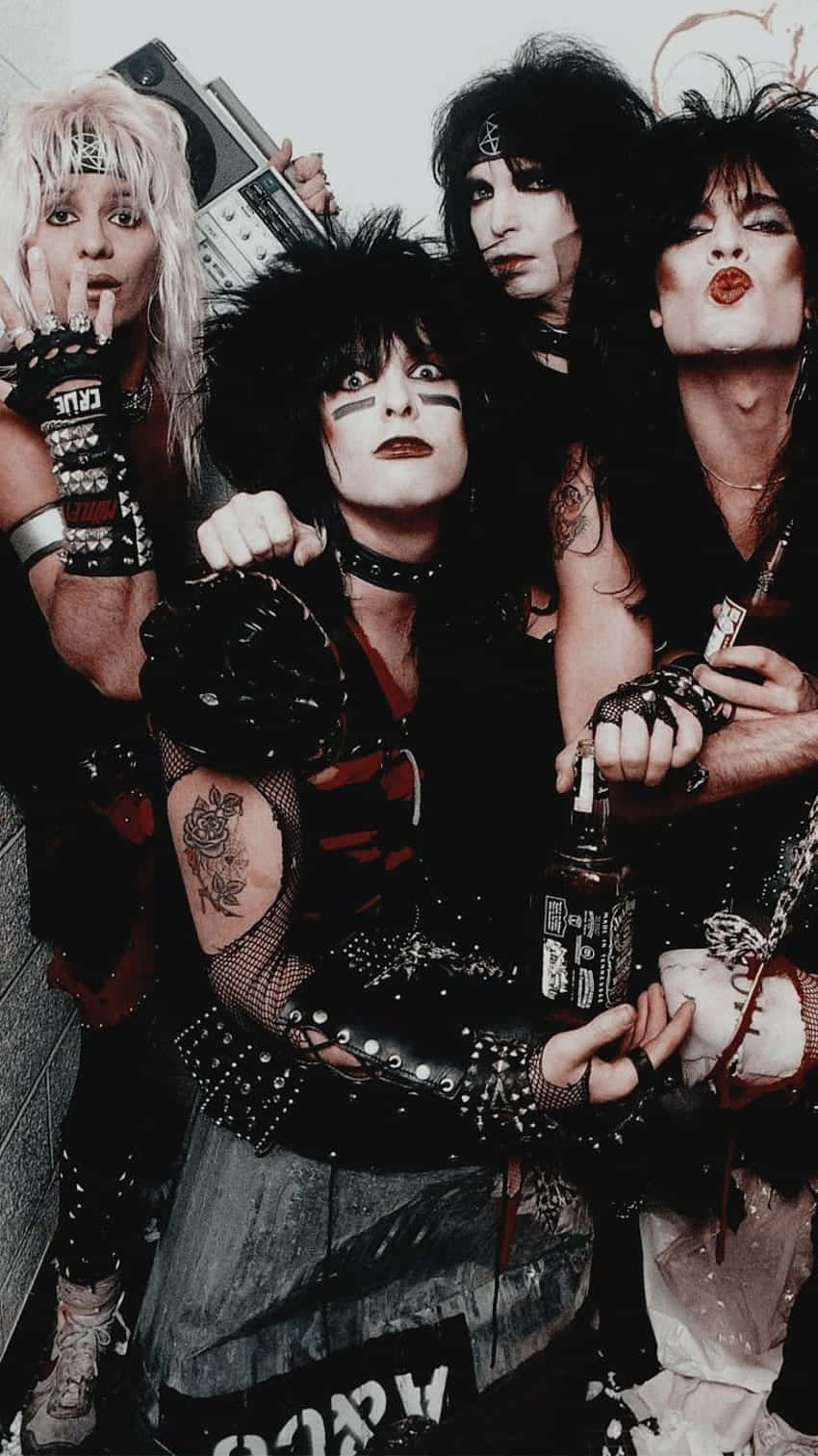 The Legendary Motley Crue Band Wallpaper