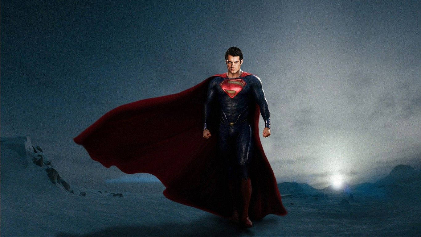 The Man Of Steel Himself - Superman, From Man Of Steel Wallpaper