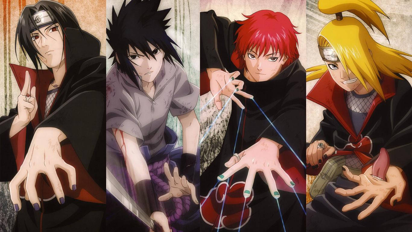 “the Members Of Akatsuki” Wallpaper