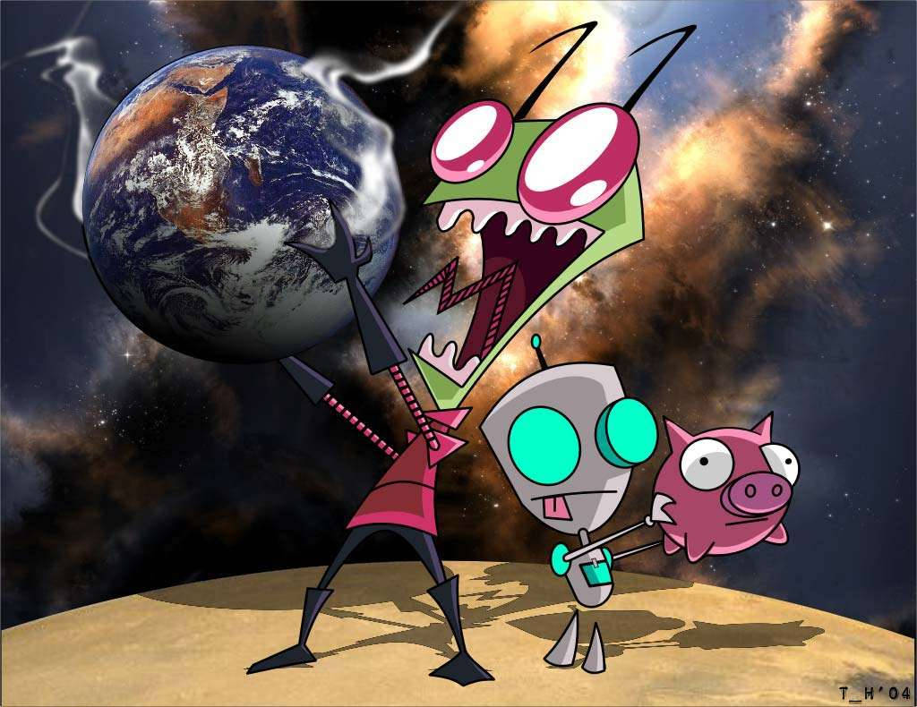 The Nightmare Begins Invader Zim Wallpaper