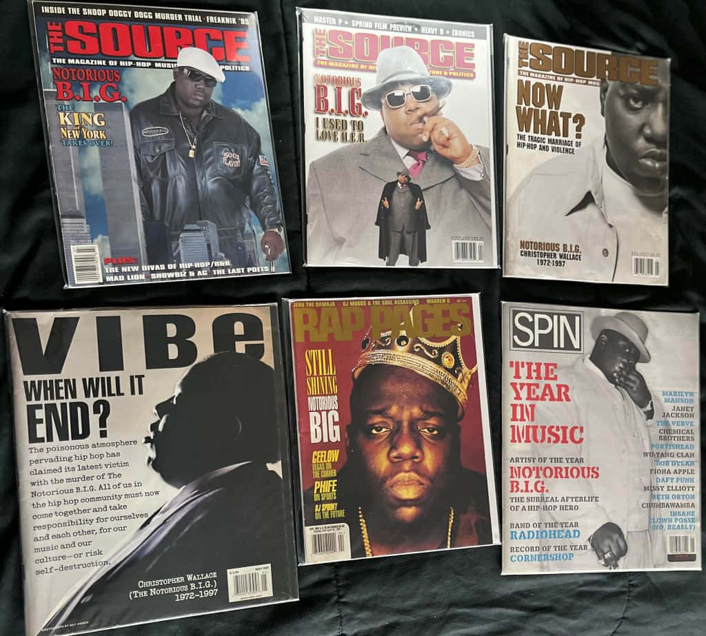 The Notorious Big Magazine Covers Wallpaper