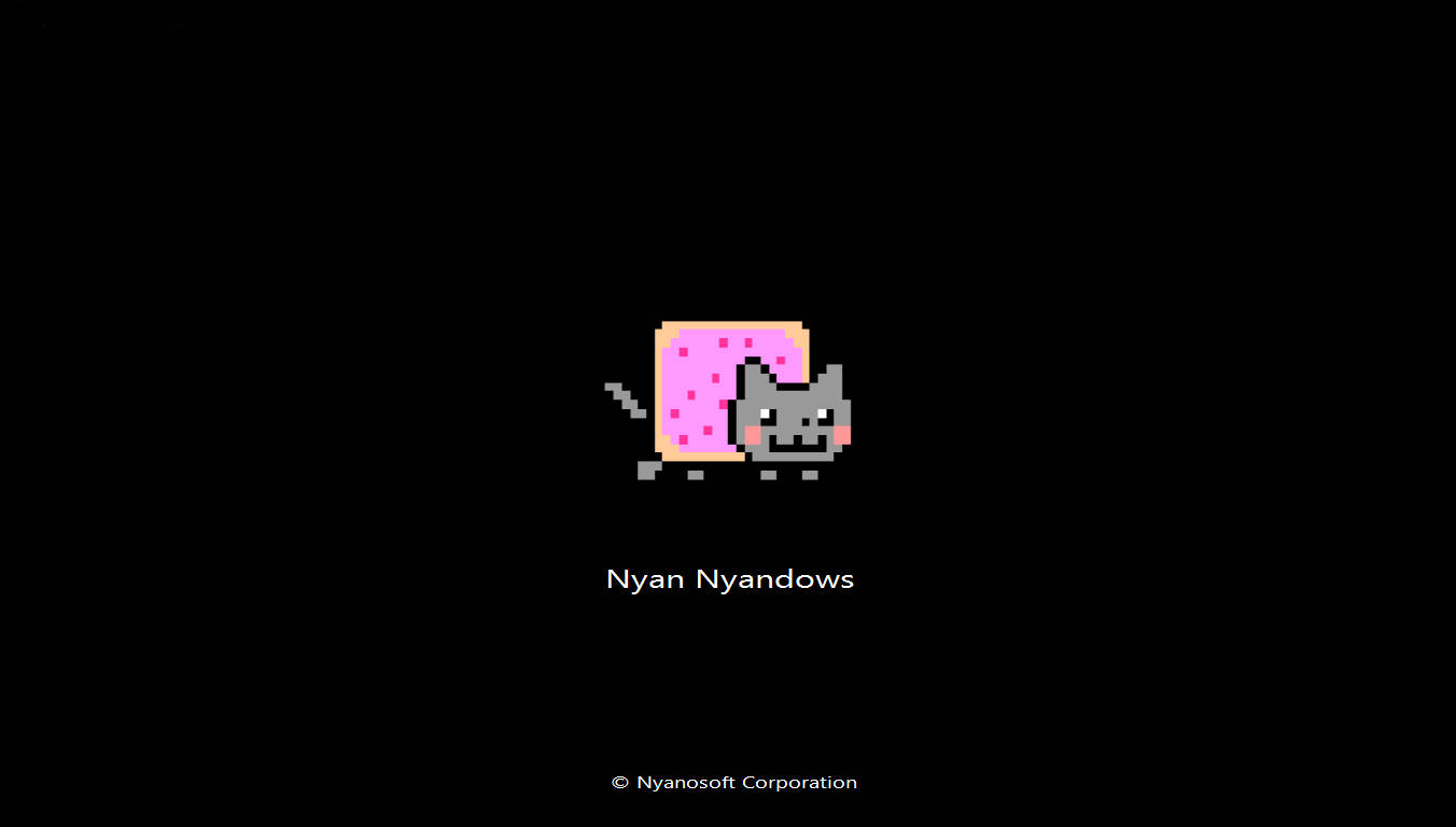 The Nyan Cat Is Traveling Through Time To Brighten Up Your Windows 10 Desktop Wallpaper