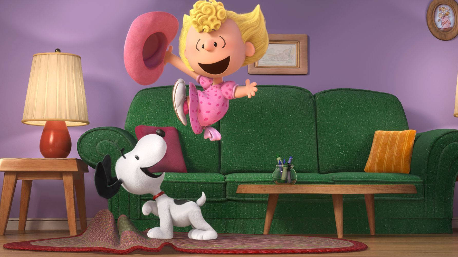 The Peanuts Movie Sally And Snoopy Wallpaper