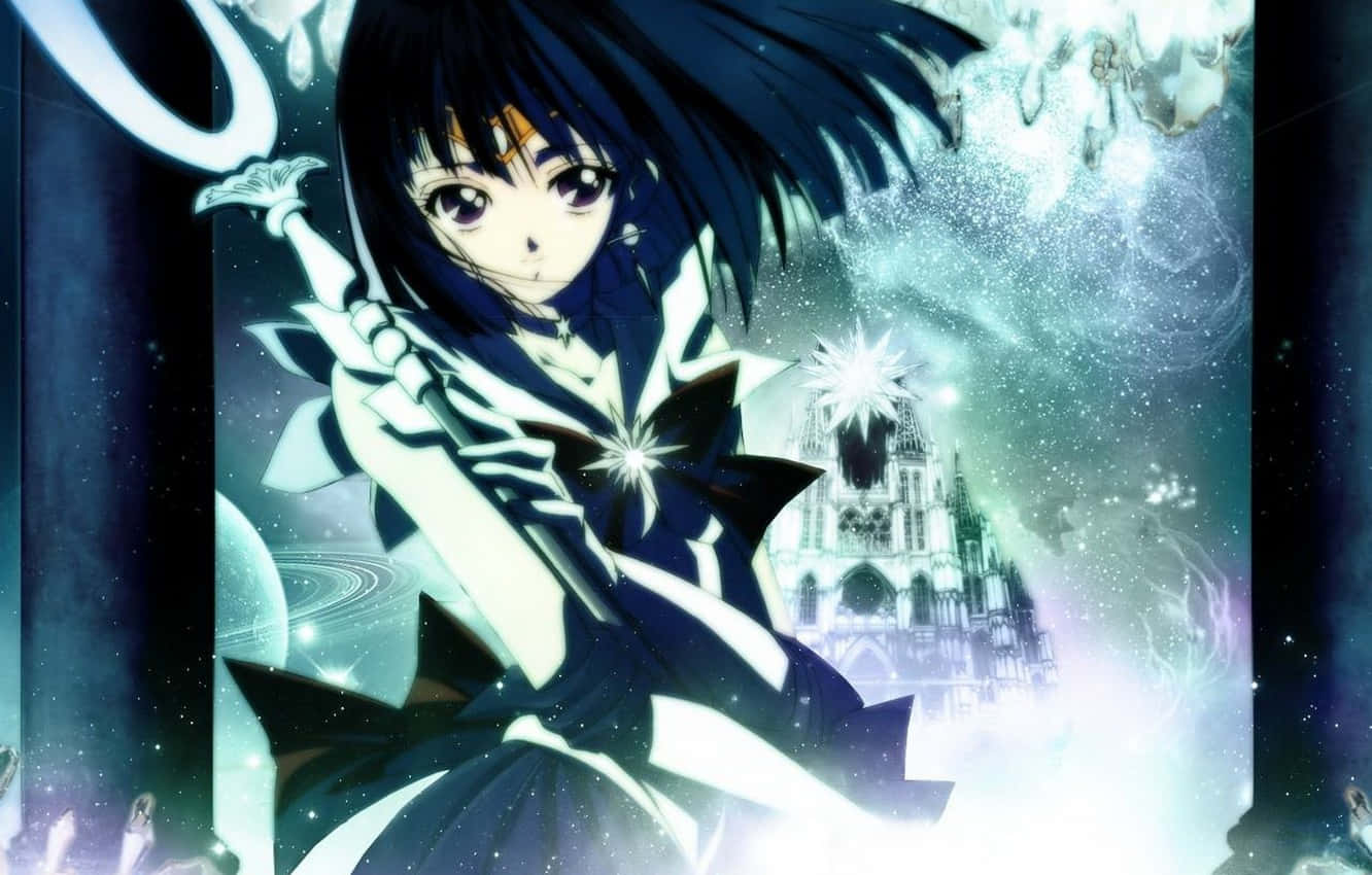 “the Planet's Guardian: Sailor Saturn” Wallpaper