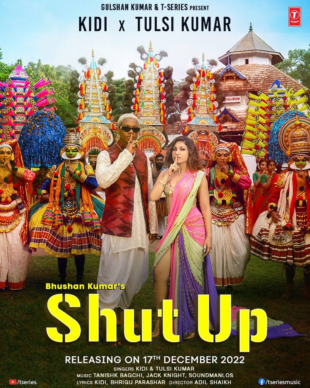 The Poster Of Shut Up Song By Kidi And Tulsi Wallpaper
