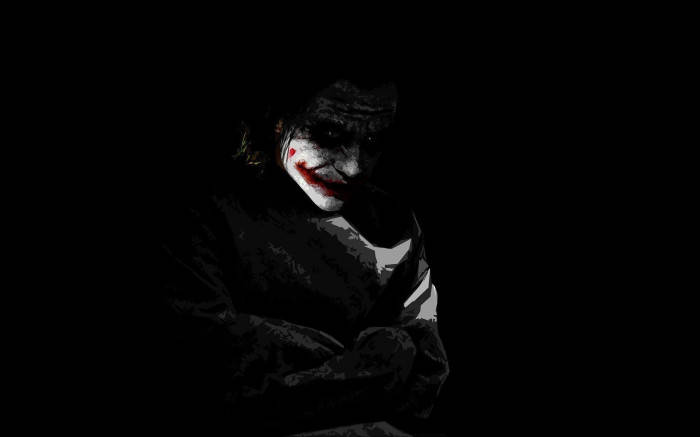 The Powerful Desolation Of The Sad Joker Wallpaper