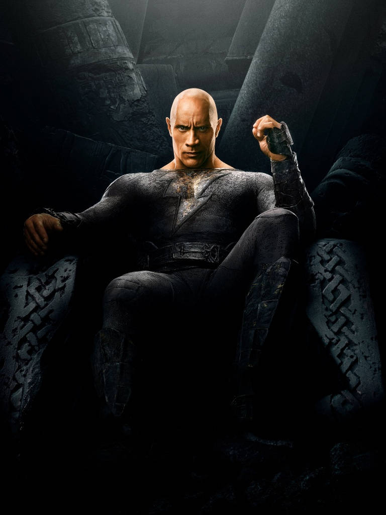 The Rock Black Adam Throne Wallpaper