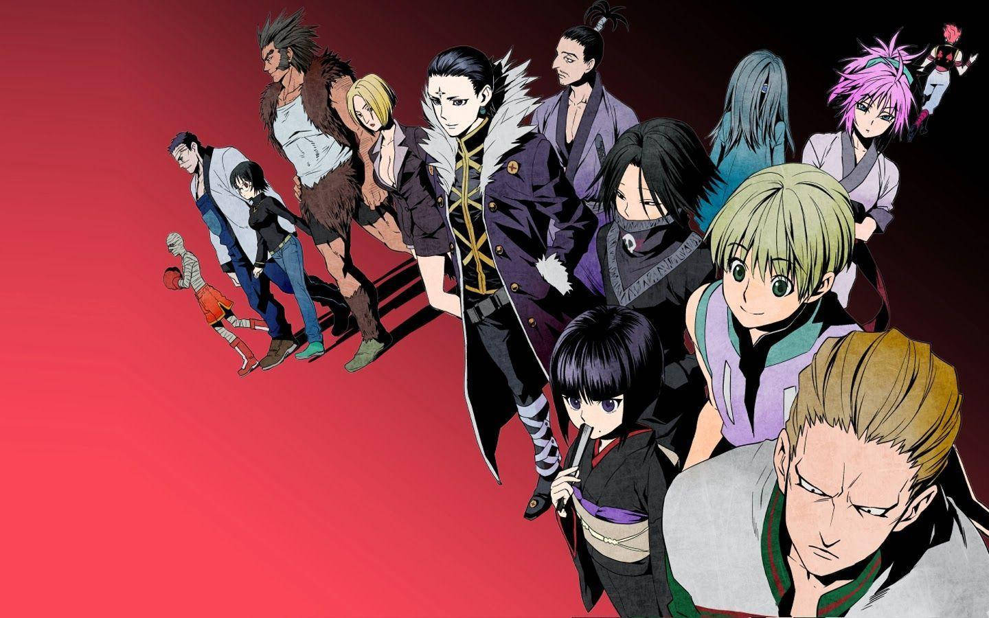 The Spider Phantom Troupe: A Powerful Criminal Organization From Hunter X Hunter Wallpaper