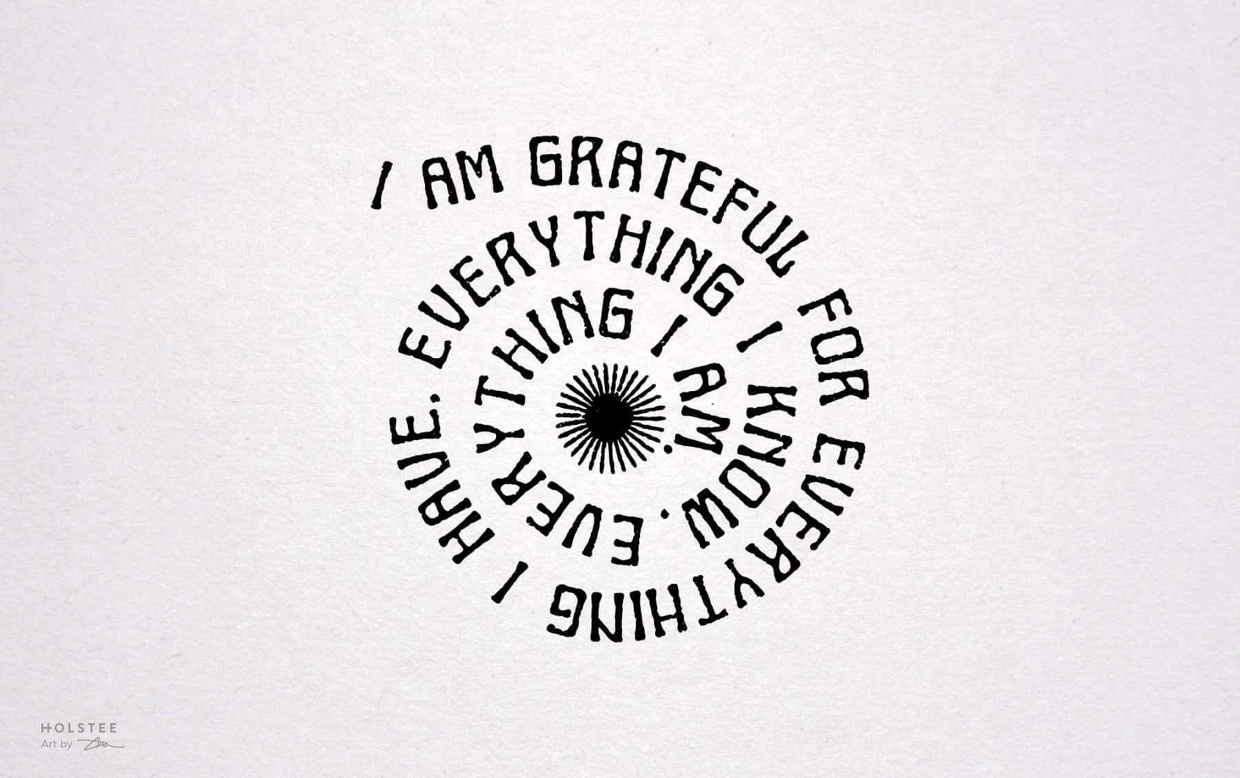 The Spiral Of Gratitude Wallpaper