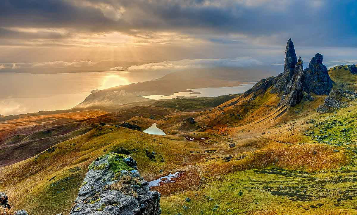 The Storr Mountain Peak In Uk Wallpaper