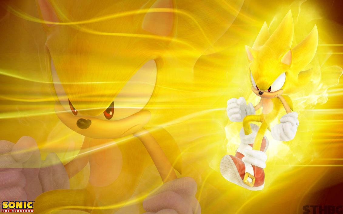 The Super-fast Super Sonic Wallpaper