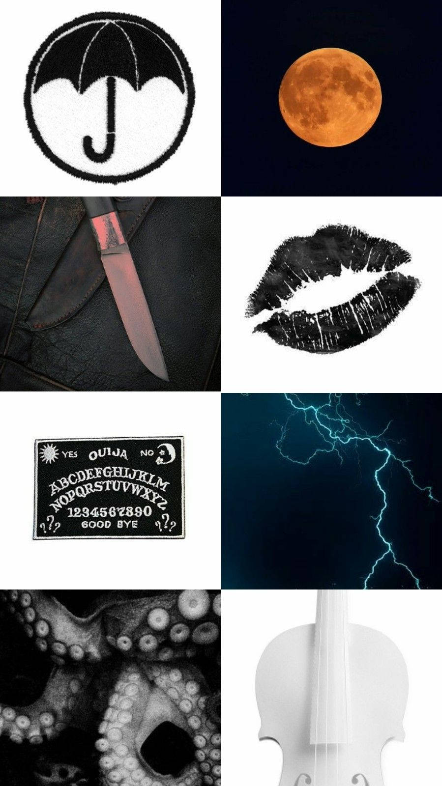 The Umbrella Academy Mood Board Wallpaper