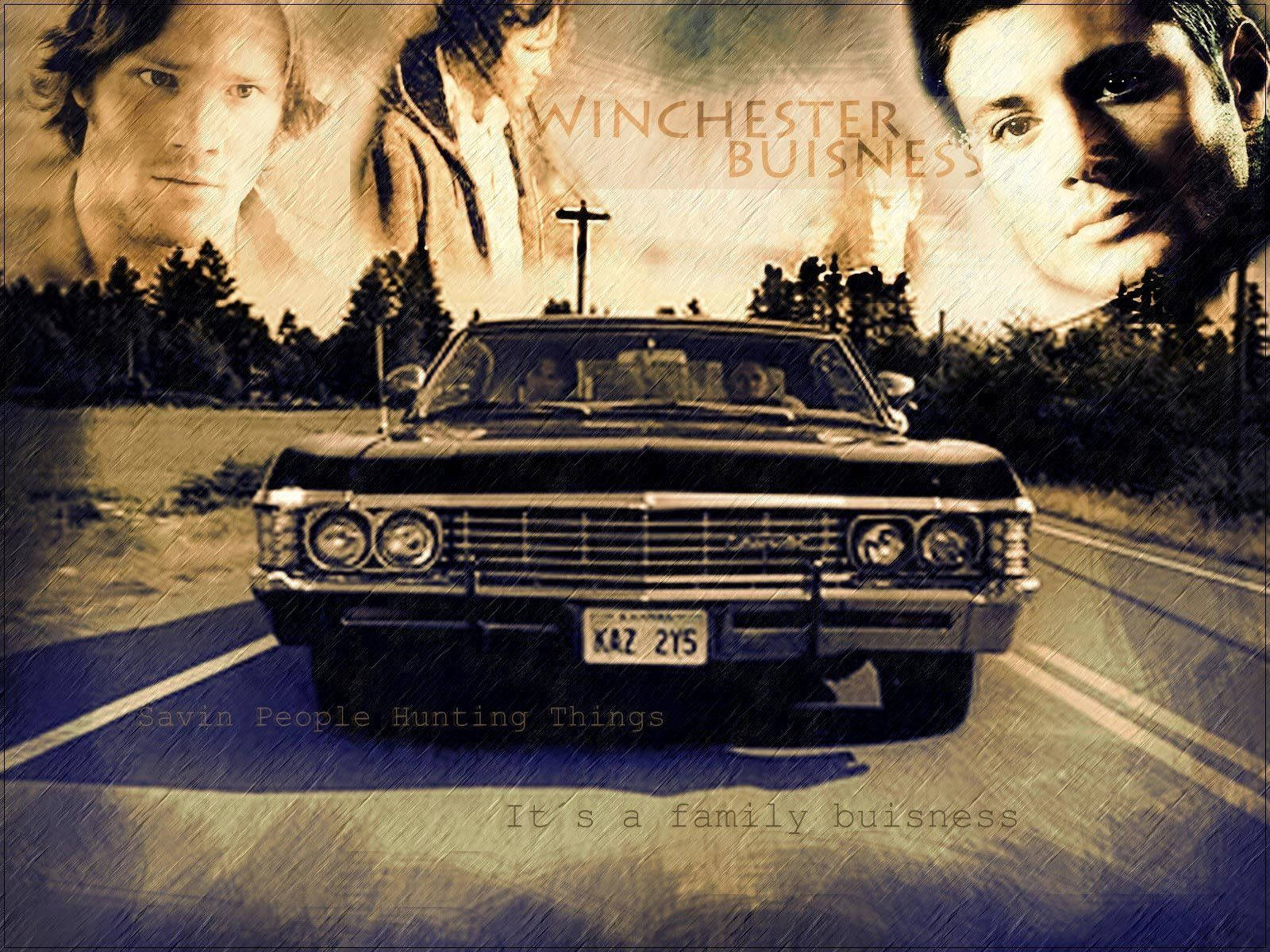 The Winchesters Show They Mean Business With Their Beloved Impala Wallpaper