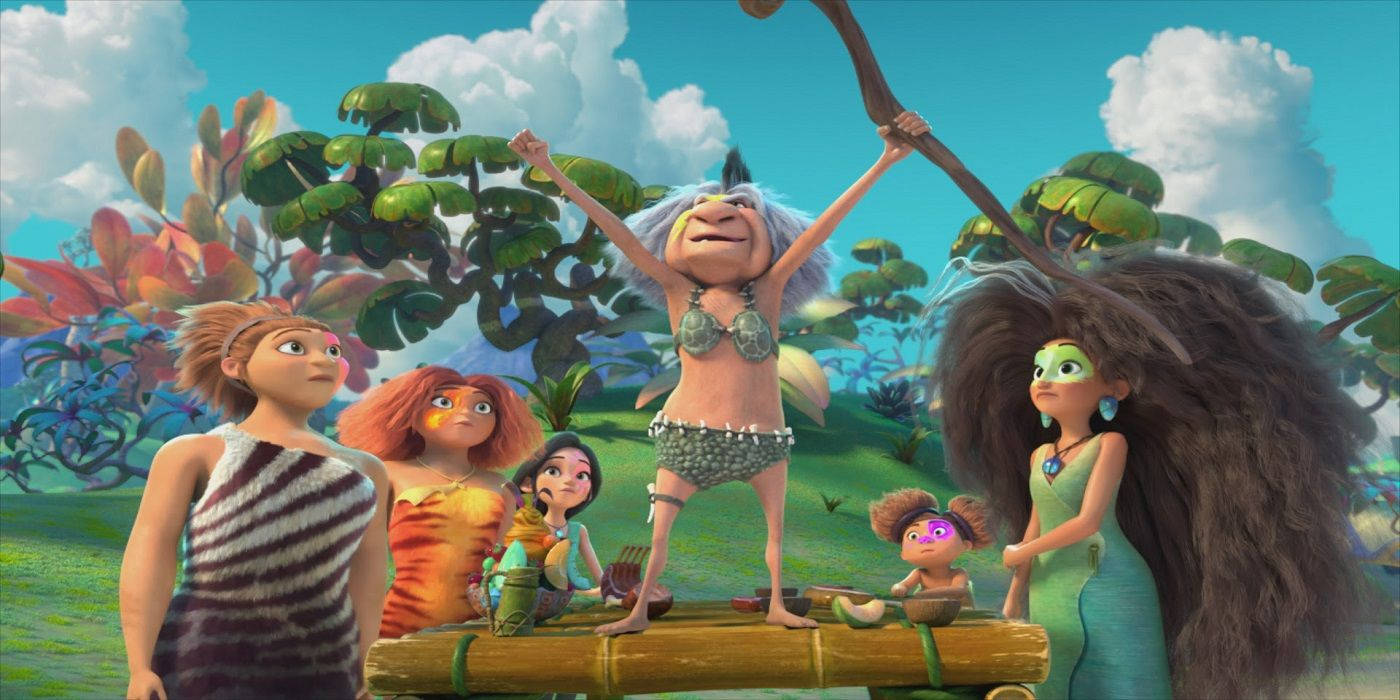 The Women Of The Croods Movie Wallpaper