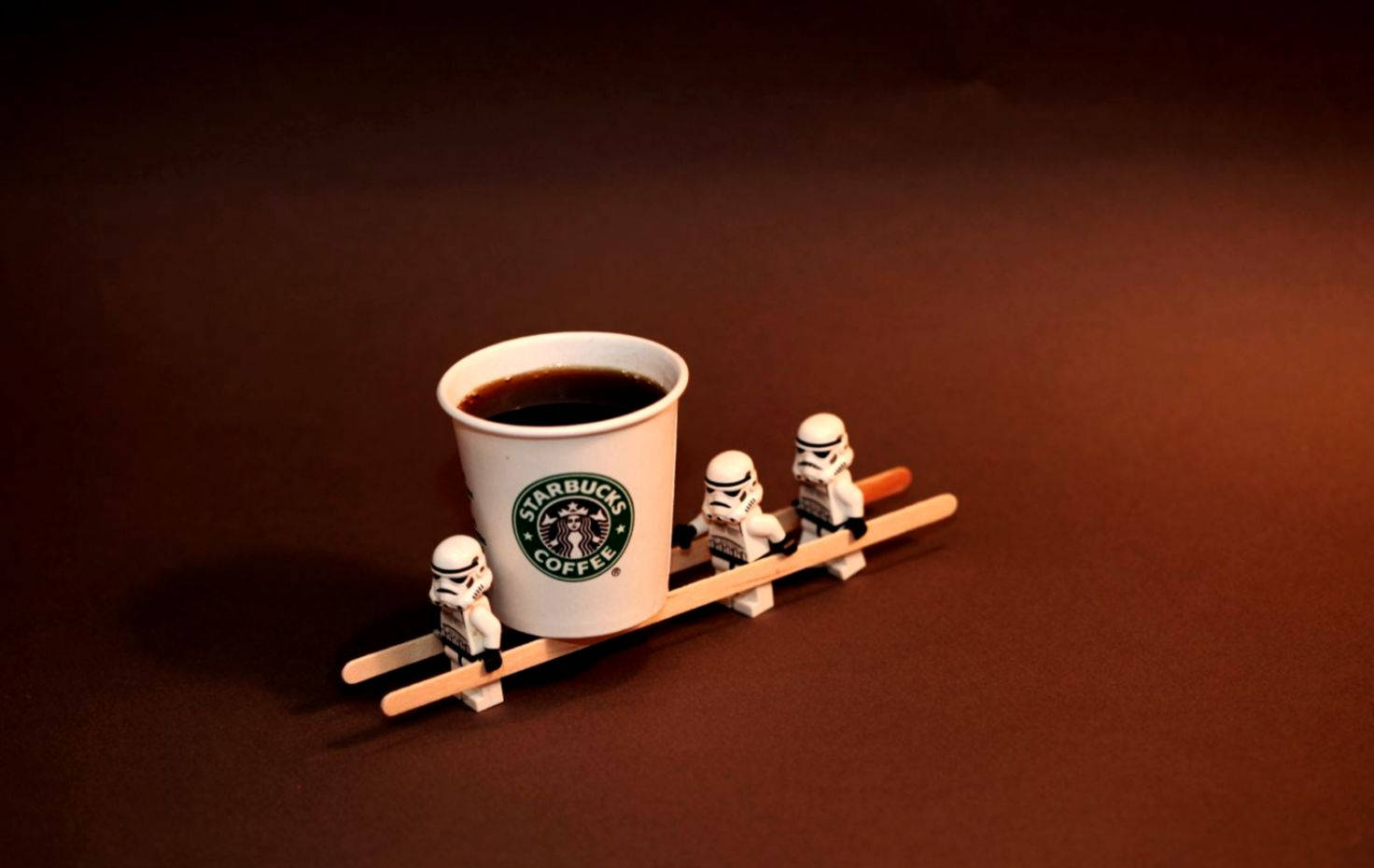 These Stormtroopers Aren't Looking For Rebels — They're Just Here For The Coffee! Wallpaper