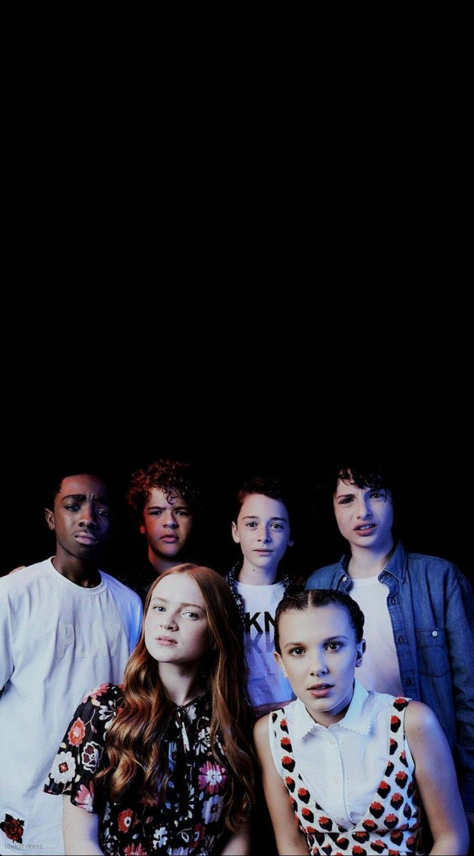 These The Kids From Stranger Things - The Brave Yet Lovable Misfits Who Stand Up To The Supernatural Forces Of The Upside Down Wallpaper