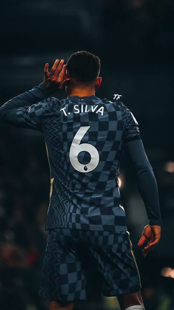 Thiago Silva Jersey Number 6 Wallpaper