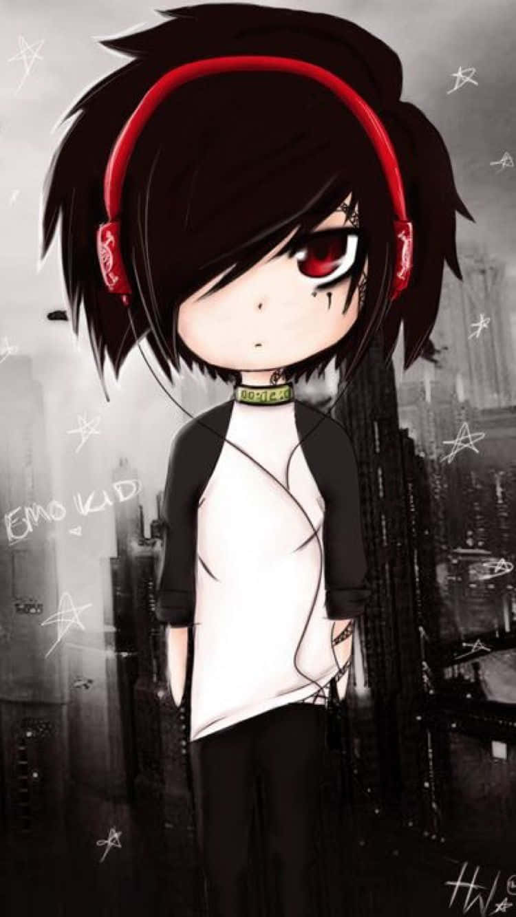 This Sad Emo Anime Boy Will Make You Feel All Emotions Wallpaper