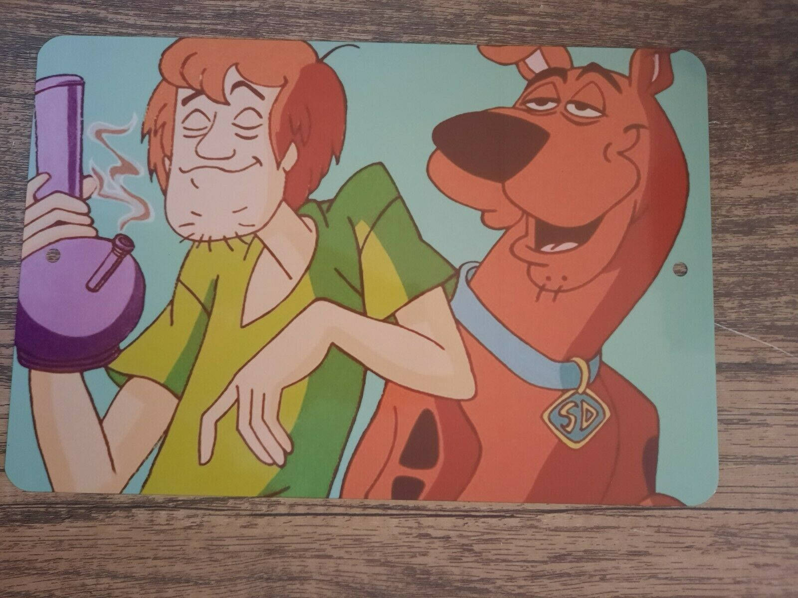 This Stoned Cartoon Is Ready For Some Deep And Mystical Thoughts Wallpaper