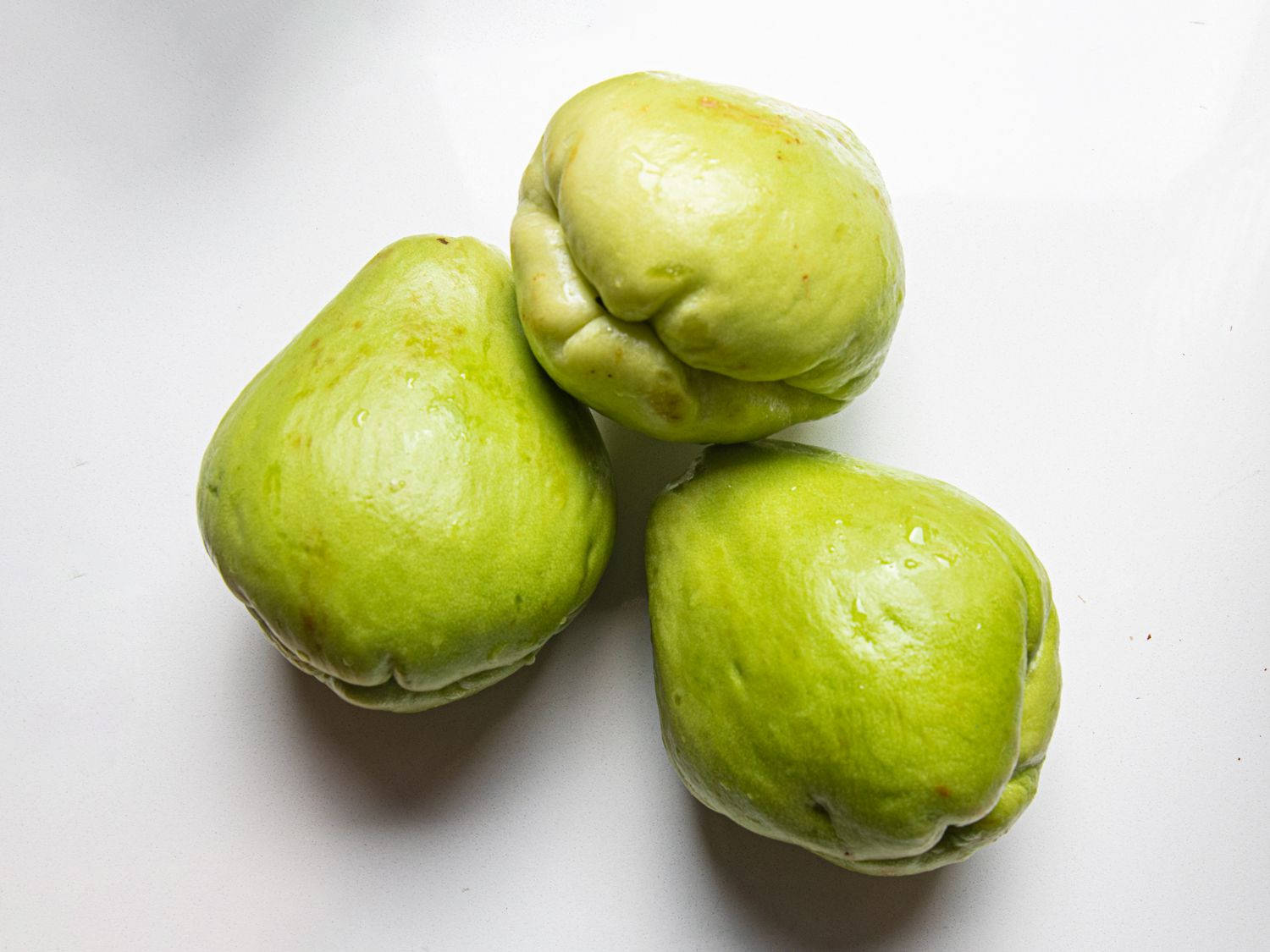 Three Chayote Fruits Wallpaper