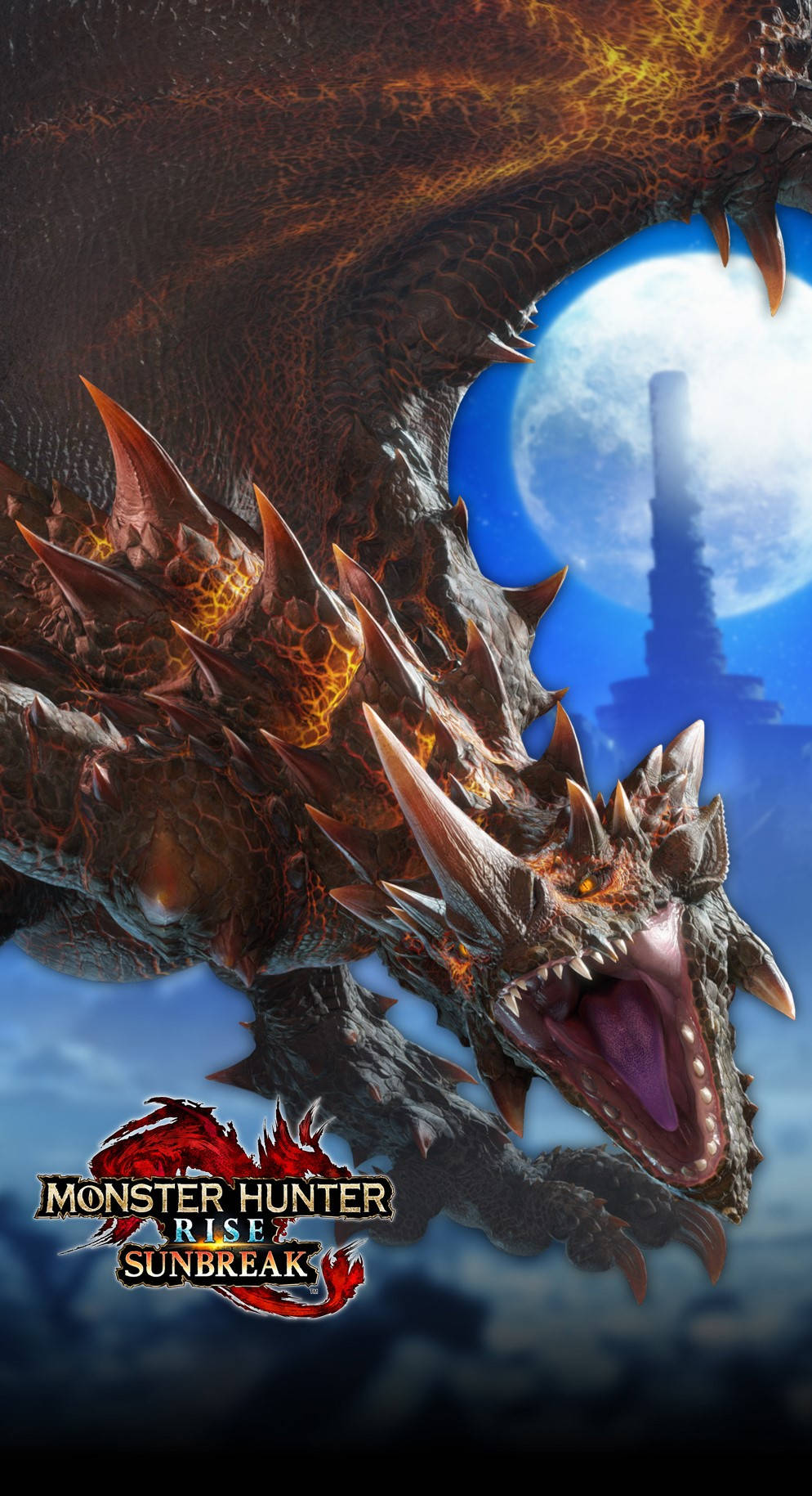 Thrilling Monster Hunter Mobile Game Scene Wallpaper