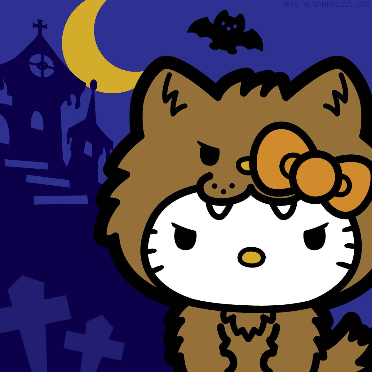 Tiger Hello Kitty Halloween Wallpaper