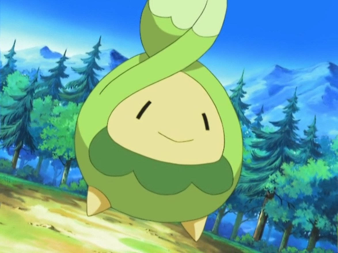 Tilted Photo Of Budew Wallpaper