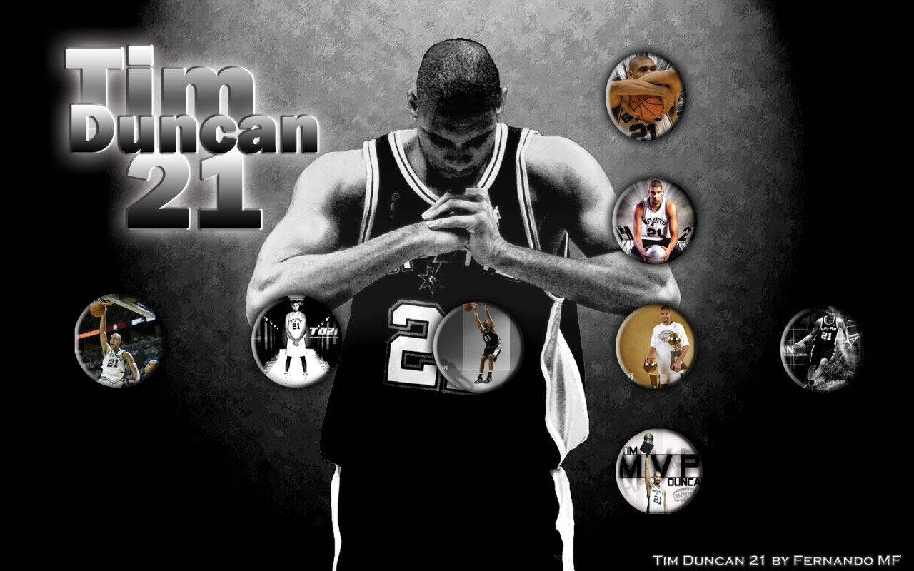 Tim Duncan Icons Wallpaper