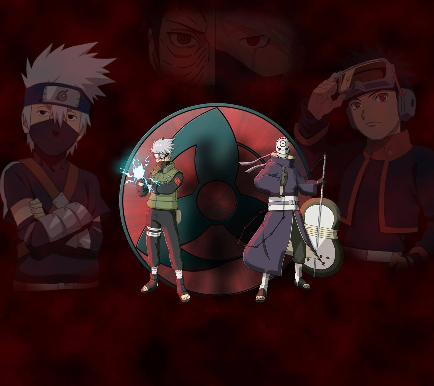 Tobi Naruto Kakashi Edit Wallpaper