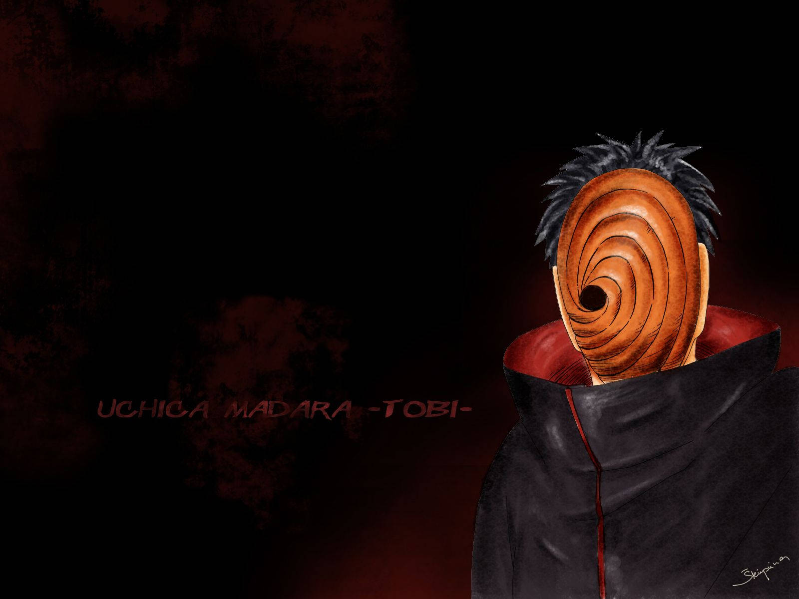 Tobi Posing As Madara Uchiha Wallpaper