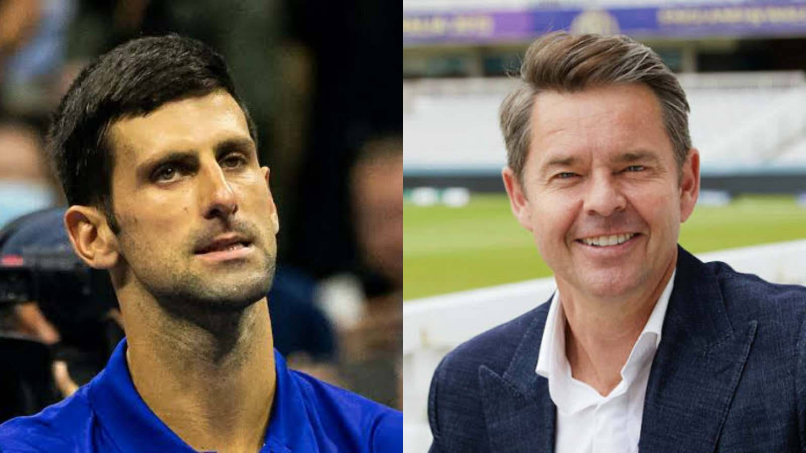 Todd Woodbridge With Novak Djokovic Wallpaper